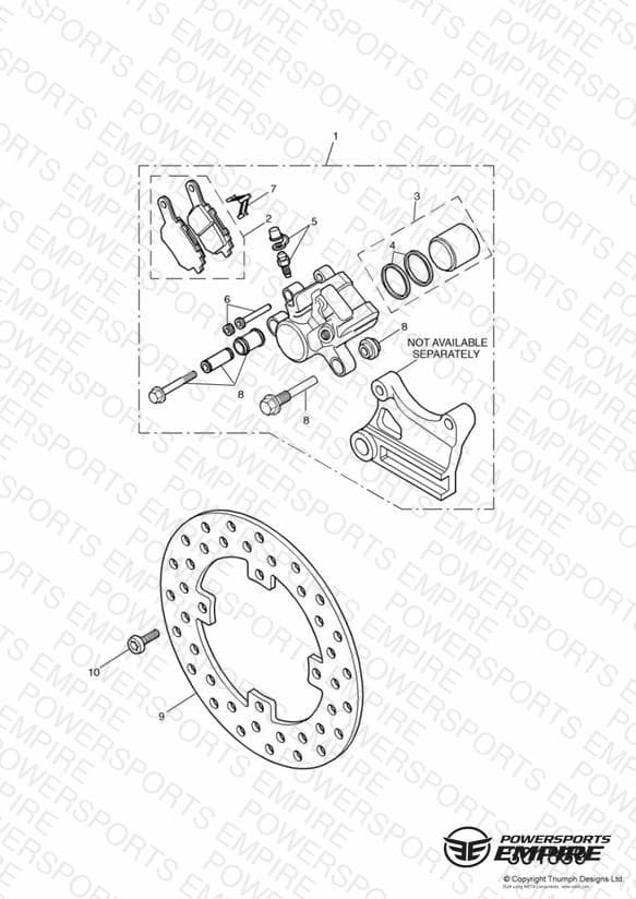 Rear Brake Disc and Caliper