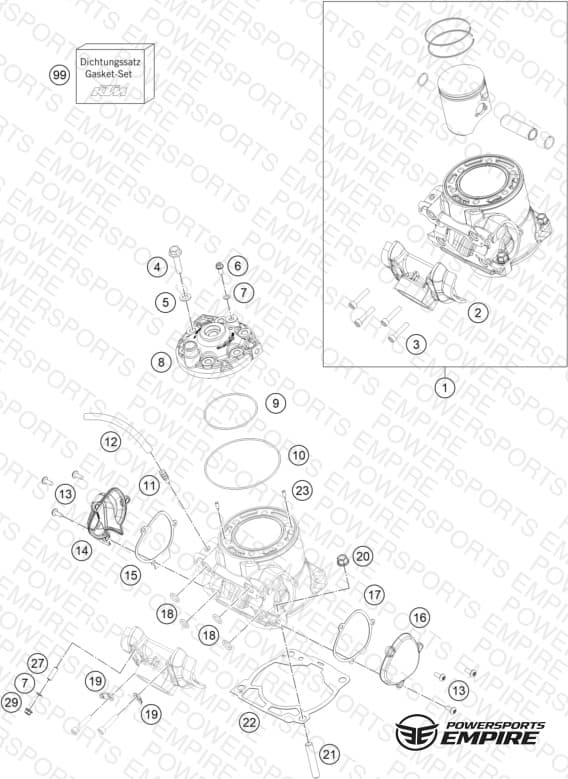 CYLINDER, CYLINDER HEAD