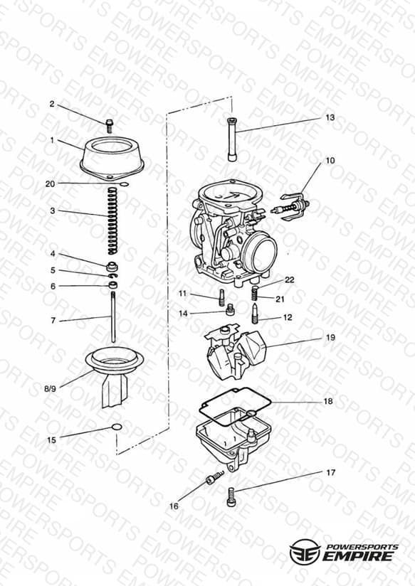 Carburettor Parts Carburettor assemblies T1240932 & T1240640