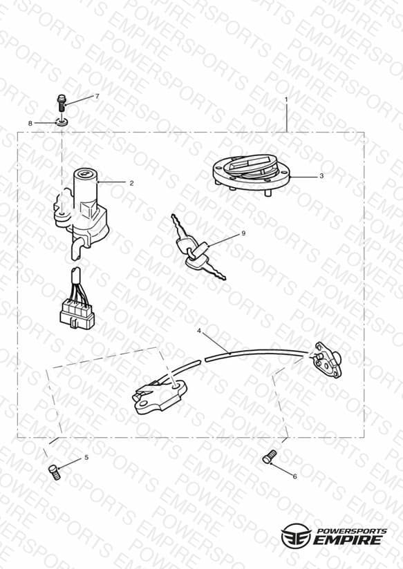 Ignition Switch/Seat Lock