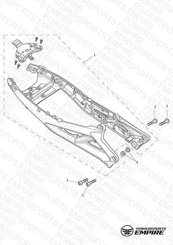 Rear Sub-Frame & Fittings - Street Triple Rx Only