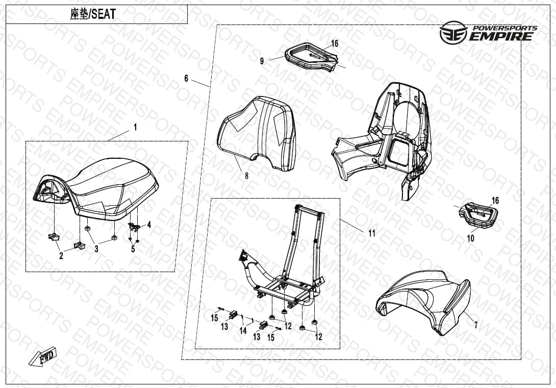 F13-A-V2 — SEAT -BLACK