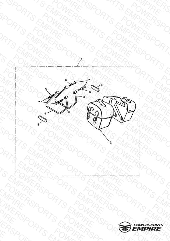 Saddlebag Kit, Large