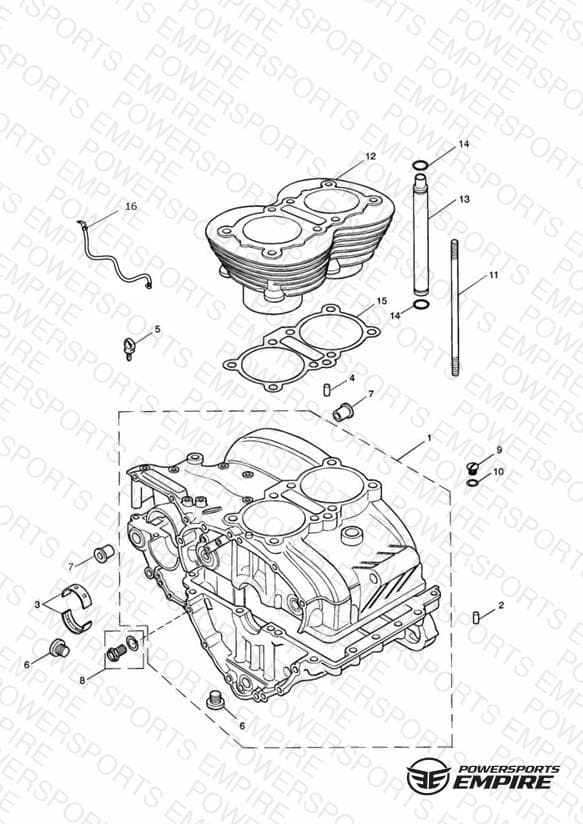 C/case & Fittings - Bonneville > Eng No 221608 (+ Eng No's 229407 > 230164)