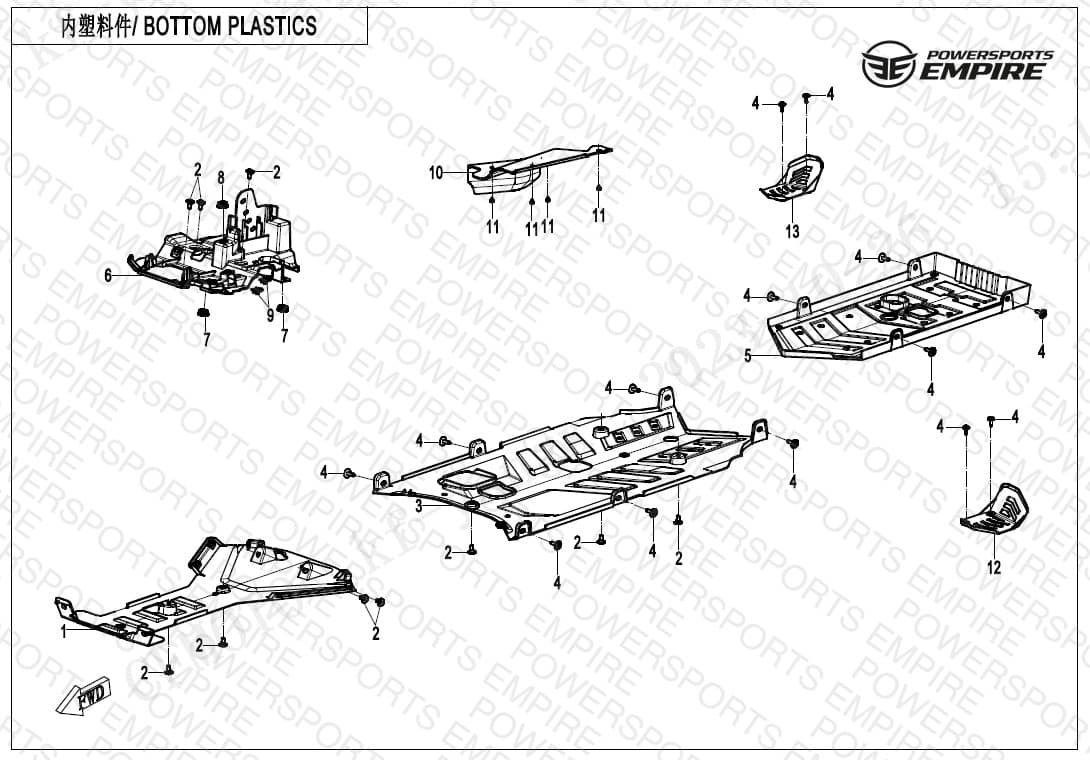 F04-5 — BOTTOM PLASTICS