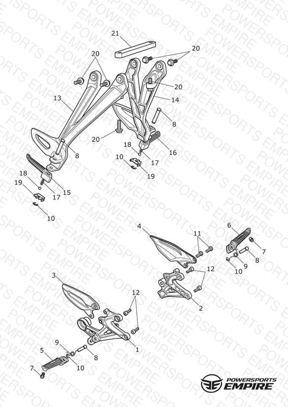 Footrests & Mountings