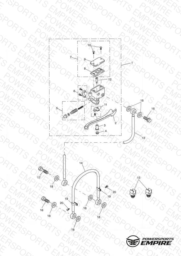 Front Brake Master Cylinder & Hoses