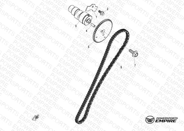 E14 — CAMSHAFT OF CYLINDER 2 ASSY