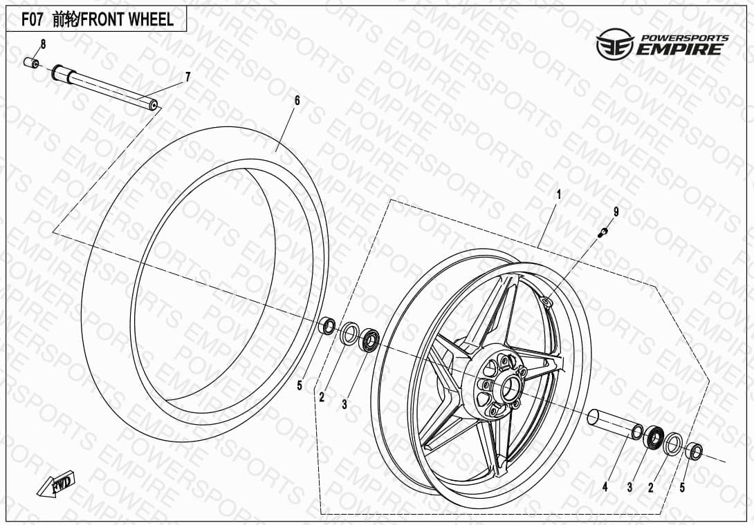 F07-A — FRONT WHEEL