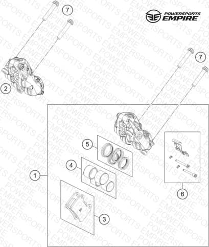 FRONT BRAKE CALIPER