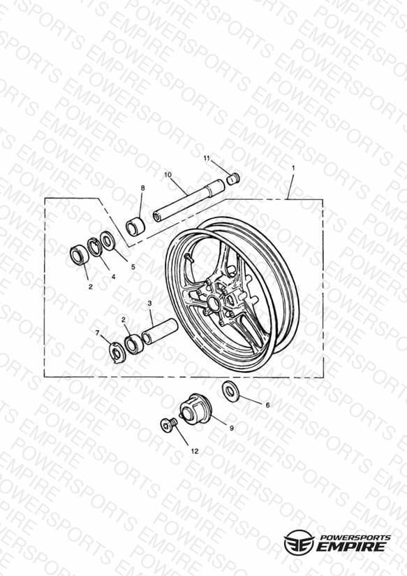 Front Wheel 750cc Model