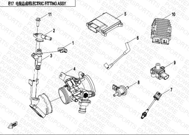 E17 — ELECTRIC FITTING ASSY.