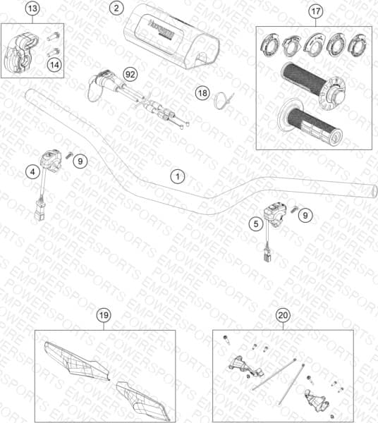 HANDLEBAR, CONTROLS