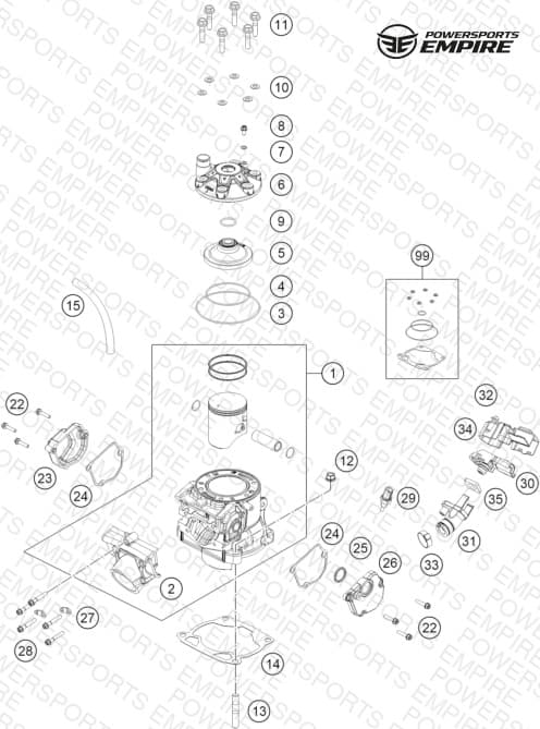 CYLINDER, CYLINDER HEAD