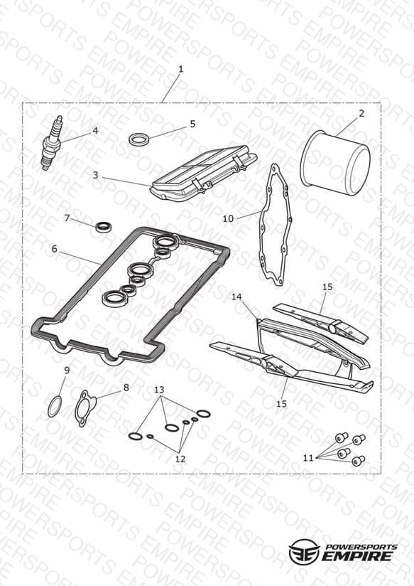 Engine Service Kit > 745920 - All Expt BR & IN & > 946793 - BR & IN Only