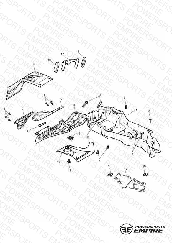 Rear Mudguard & Battery Box