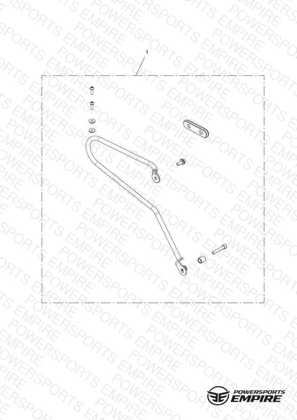 Pannier Rail Kit, LH