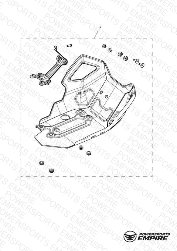 Sump Guard Kit, Aluminium,