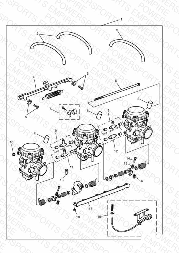 Carburettors 3 Cylinder - US CAL ENG NO 55616 »