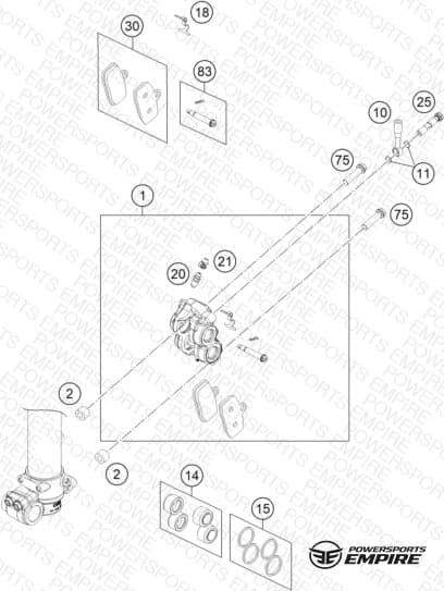 FRONT BRAKE CALIPER