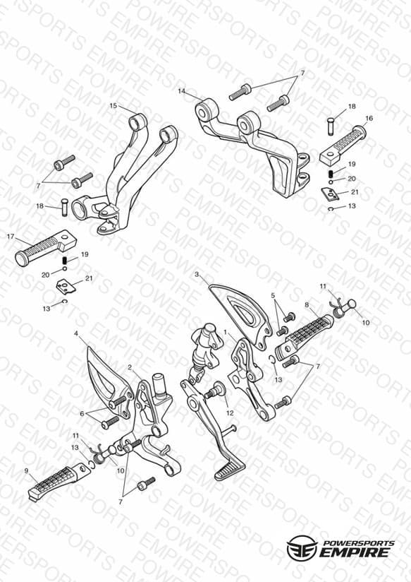 Footrests & Mountings 186151 »