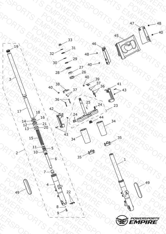 Front Forks & Lower Yoke