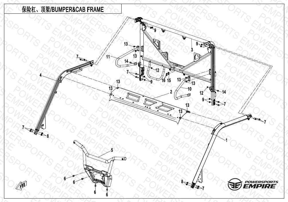 F23-V3 — BUMPER & CAB FRAME