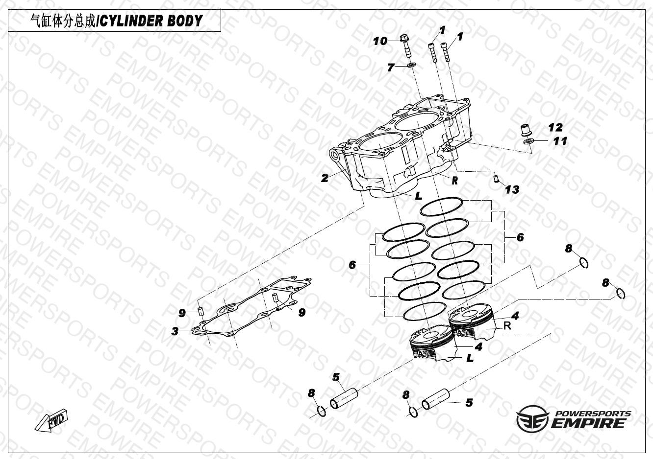 E02-4 — CYLINDER BODY