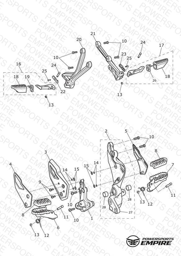 Footrests & Mountings