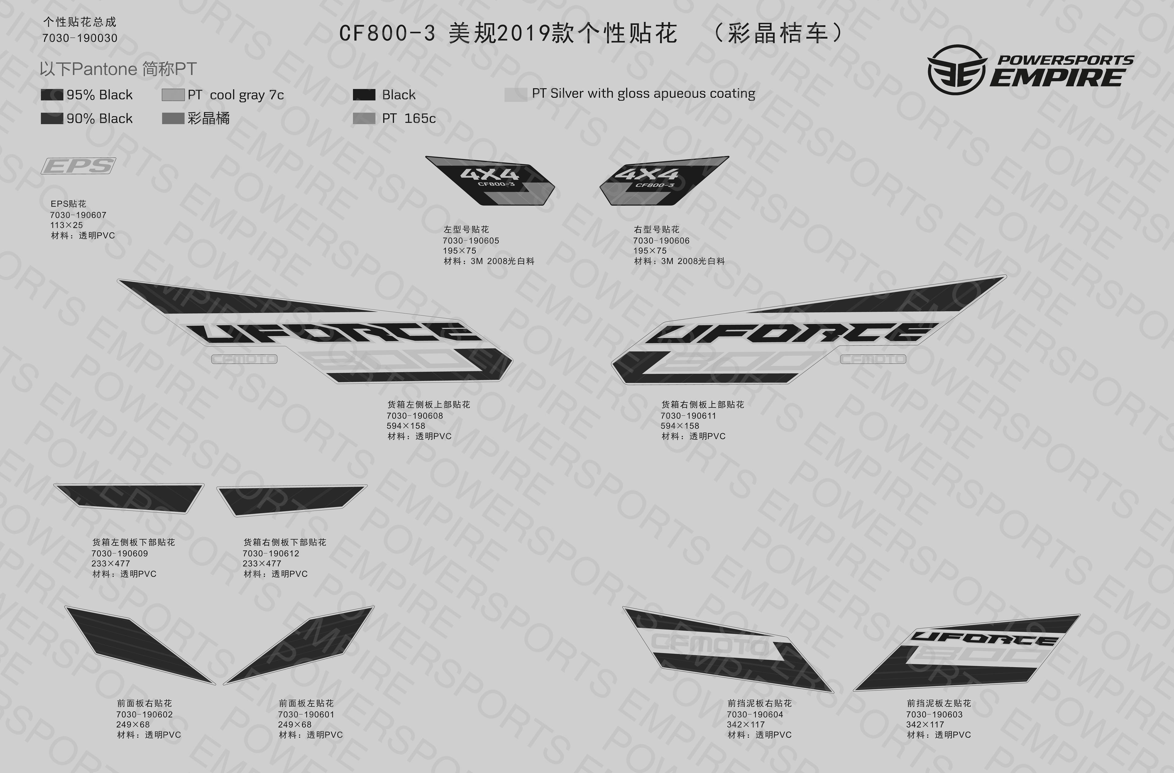 F19-N — DECAL KITS(CRYSTAL ORANGE)
