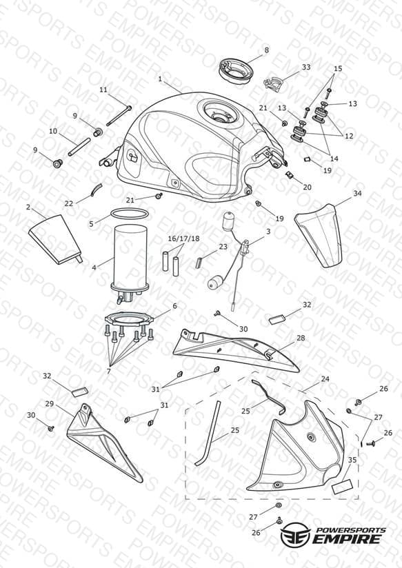 Fuel Tank/Fuel Pump Fittings