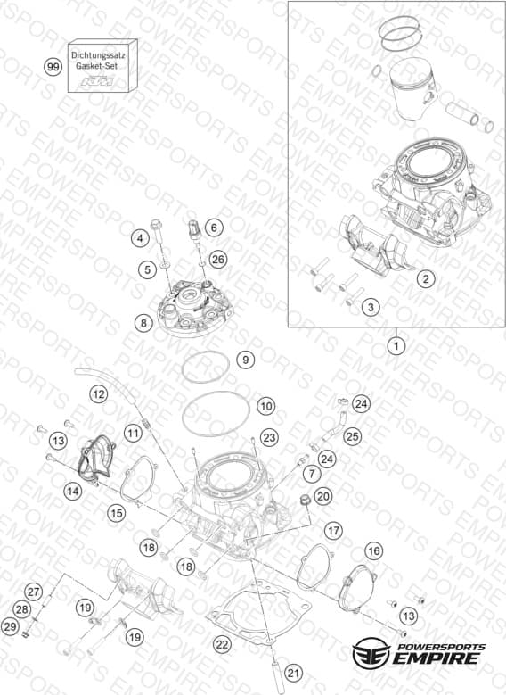 CYLINDER, CYLINDER HEAD