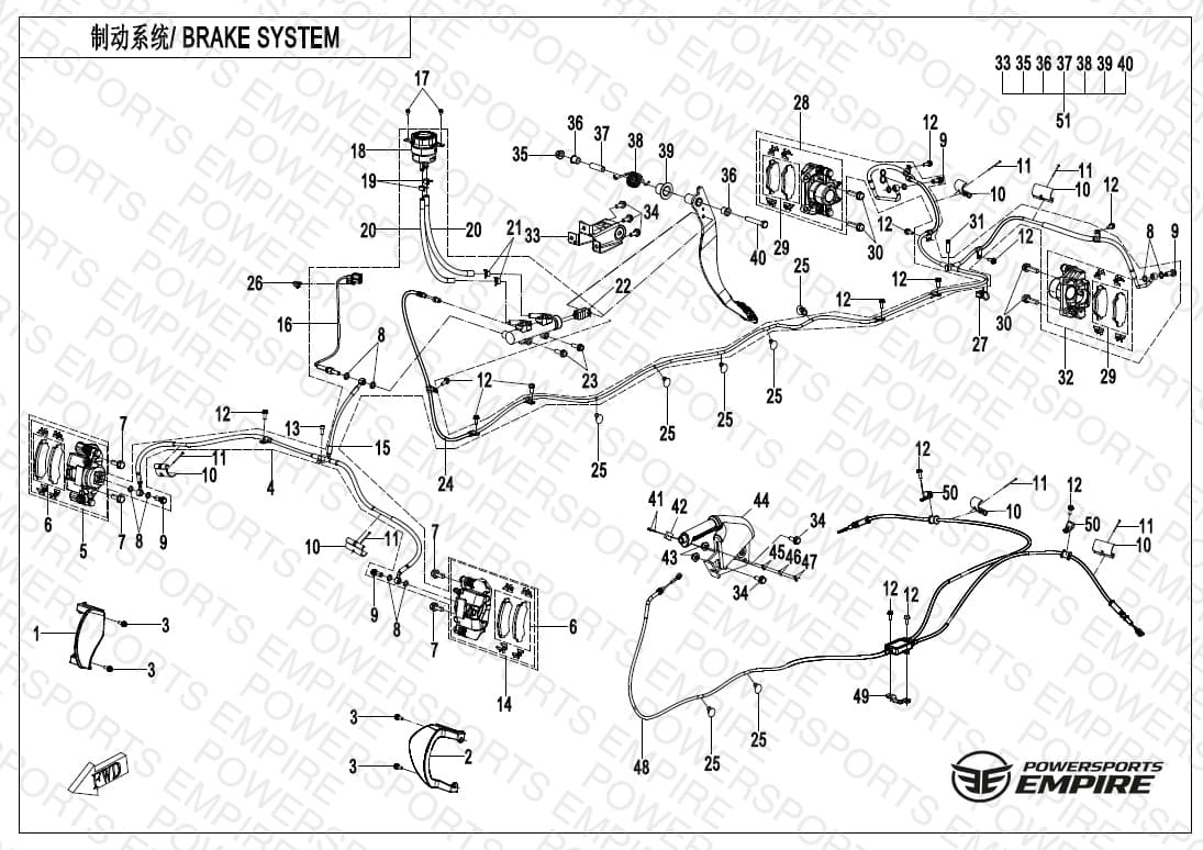 F08-B-V2 — BRAKE SYSTEM(RH PARKING)