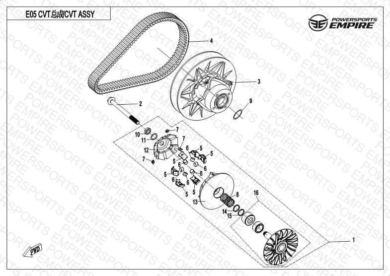 E05 — CVT ASSY.