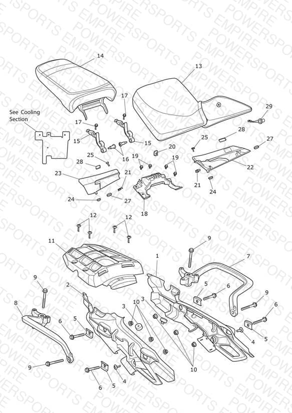 Rear Bodywork & Seat
