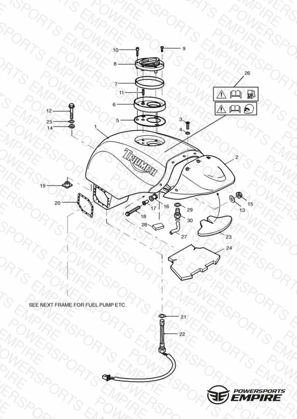 Fuel Tank, Fuel Pump & Fittings