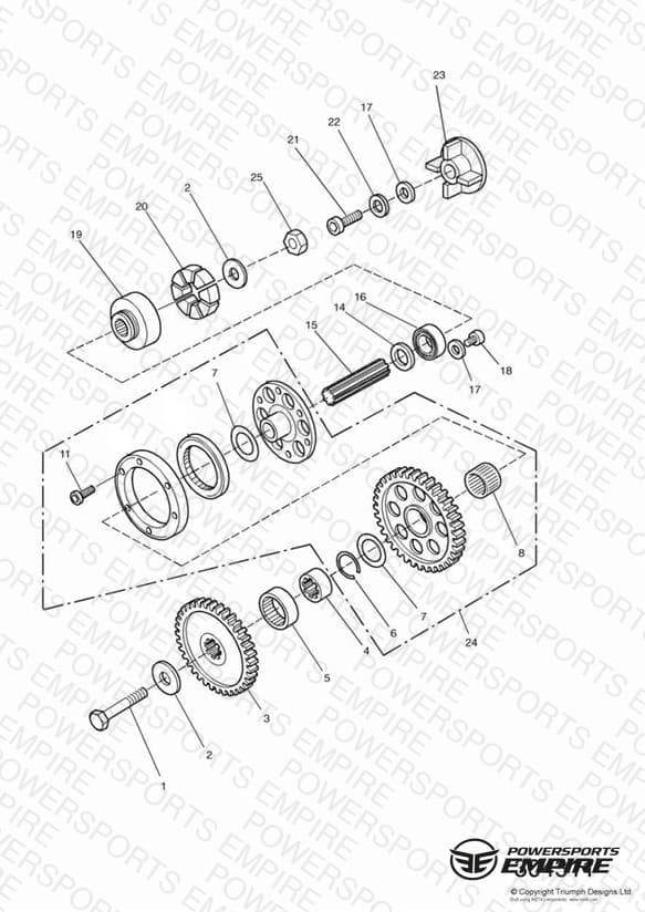 Alternator/ Starter Drive Gears