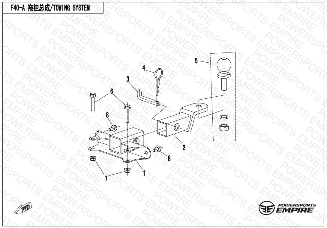 F40-A — TOWING SYSTEM(SPLIT-TYPE)
