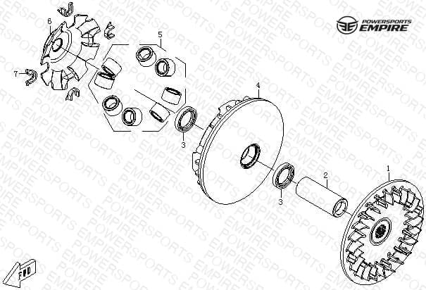 E16 — PRIMARY SHEAVE