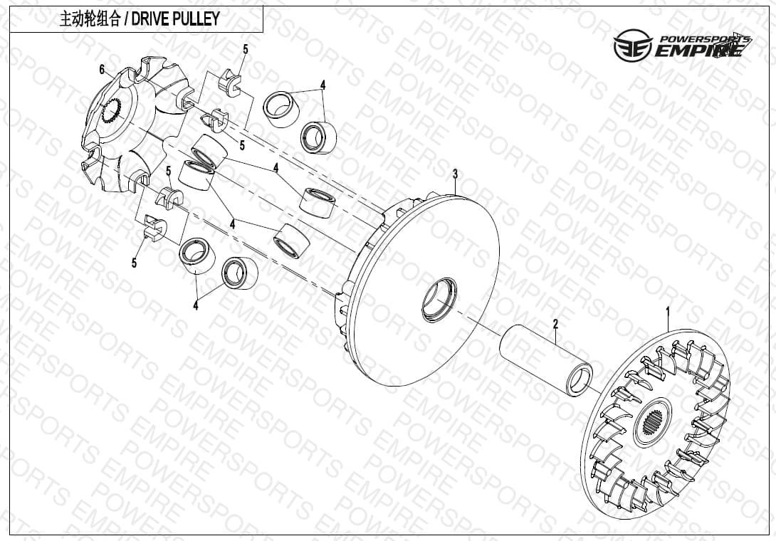 E05-1 — DRIVE PULLEY