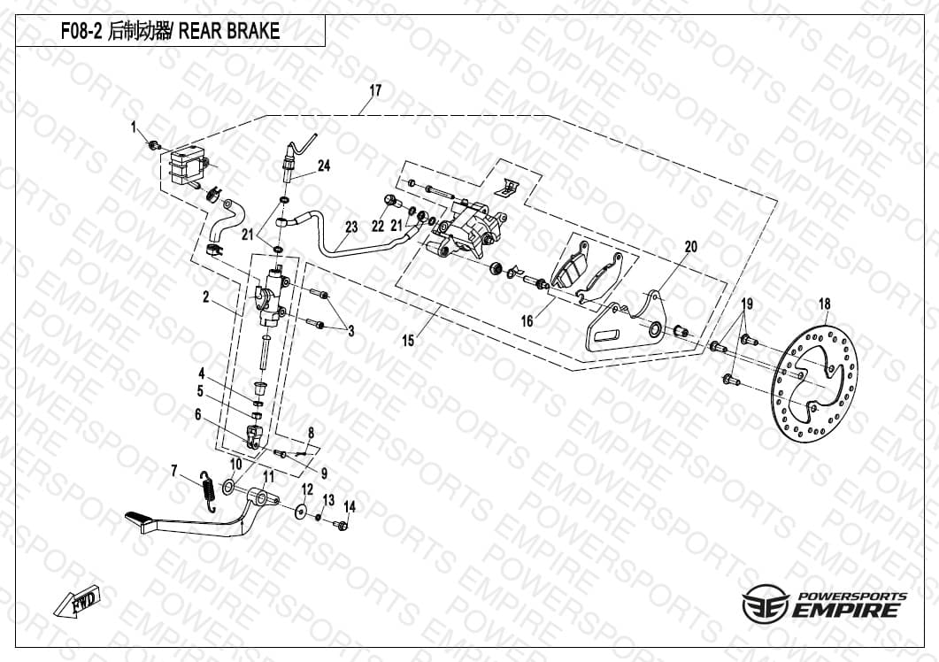 F08-2 — REAR BRAKE
