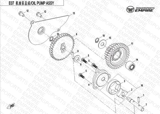 E07 — OIL PUMP ASSY