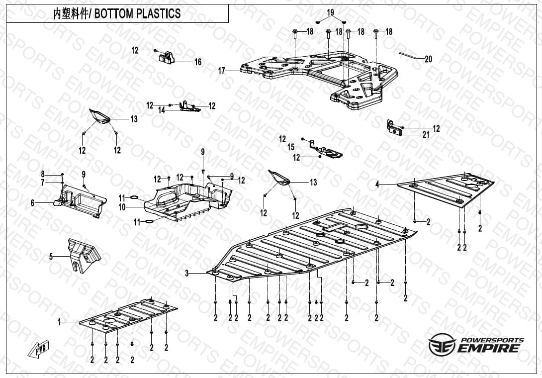 F04-8 — BOTTOM PLASTICS
