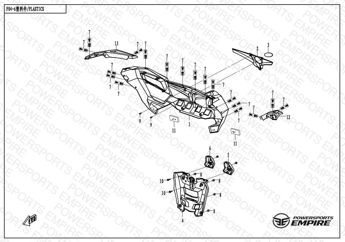 F04-6 — REAR PLASTICS-2