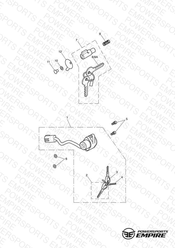 Ignition Switch & Steering Lock 439976 > **See Tech News 118**