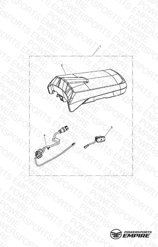 Seat, Pillion, Heated Kit