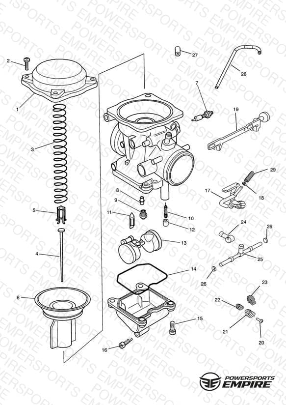 Carburettor Parts - Bonneville T100
