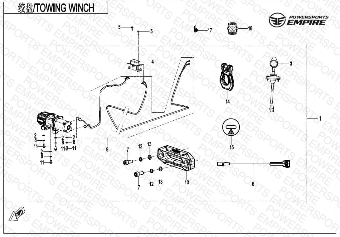 F15-2 — TOWING WINCH