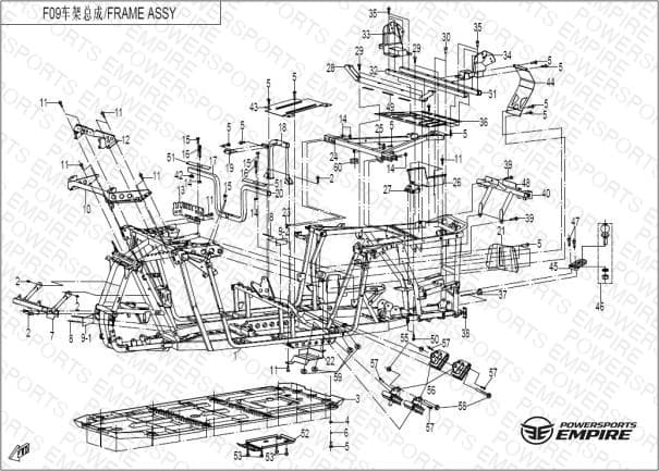 F09 — FRAME ASSY