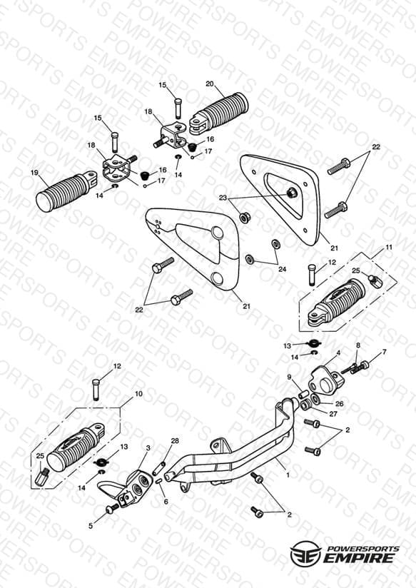 Footrests & Mountings